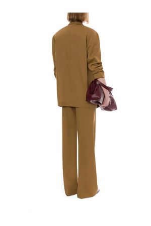Blazer doppiopetto in lana cammello ALBERTA FERRETTI | A051166350145